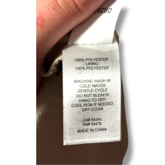 Joie Cream Sleeveless A-Line Square Neck Soft Fit & Flare Midi Dress - Picture 11 of 15